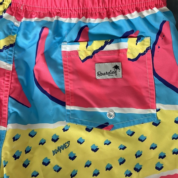 Boardies fresh shortie swim trunks with storage bag in Fresh Prince print - Picture 4 of 8
